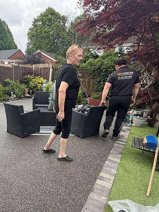 Resin Driveway & Patio Customer in B31 3XB